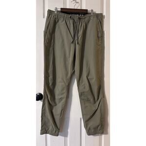Hurley Men's Jogger Pants Elastic Waist Size XXL Olive Green